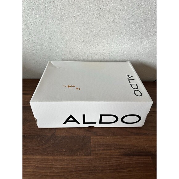 Aldo Deltoro Cobalt Blue Heels Size 6 US 36 Spike Heel Peep Toe Platform Yellow - Picture 11 of 12